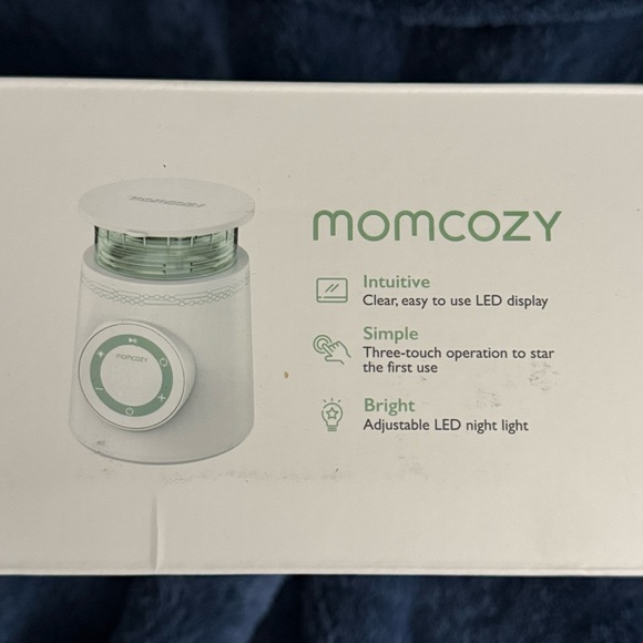 NWT Momcozy Portable Bottle Warmer, Green & White, MW03 - Picture 6 of 9